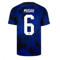 Billiga Förenta staterna Yunus Musah #6 Borta fotbollskläder VM 2022 Kortärmad